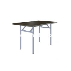 Meja Lipat - Orbitrend Folding-Table / Beech / Brown / Silver
